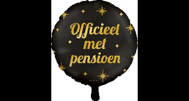 Classy party foil balloons - Ofiicieel met Pensioen