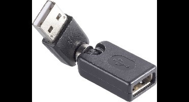 Renkforce USB 2.0 Adapter [1x USB-A 2.0 stekker - 1x USB 2.0 bus A] Vergulde steekcontacten