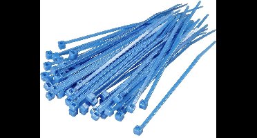 TRU COMPONENTS 1592805 TC-CV200A203 Kabelbinder 203 mm 3.60 mm Blauw 100 stuk(s)