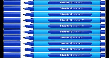 Schneider balpen - Slider Edge - penpunt M - schrijfkleur blauw - 10 stuks - S-152103-10