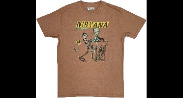 Nirvana - Incesticide Heren T-shirt - XL - Bruin