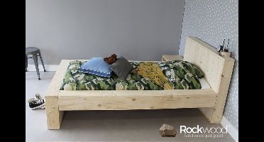 Rockwood® Kinderbed Storm met lattenbodem en 2 opbergladesinclusief blik beits antraciet wash