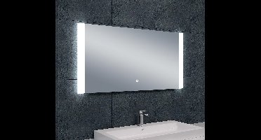 Badkamerspiegel Sunny 120x60cm Geintegreerde LED Verlichting Verwarming Anti Condens Touch Lichtschakelaar Dimbaar