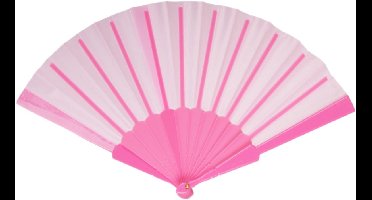 Waaier - Roze - Verkleedaccessoire - Spaans - Festival - Een Stuk