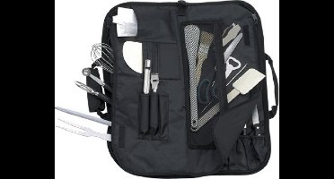 Déglon Zachte opbergmap – 8 vakken – lichtgewicht polyester – zwart