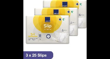 ABENA Incontinentie Slip Premium S4 - Eendelig Verband ter Bescherming van Zwaar Urineverlies en (Dunne) Ontlasting - Perfecte Aansluiting door Flexibele Sluitstrips - 75 Stuks