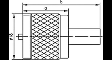 Telegärtner J01040A0006 J01040A0006 UHF-connector Stekker, recht 50 Ω 1 stuk(s)