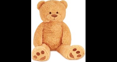 Nicotoy Beer RECYCLED - Speelgoed - 100 cm - Pluche - Bruin- Alle leeftijden - Knuffel