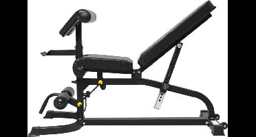 Gorilla Sports Fitnessbank - Professioneel - Curlfuncties - Kunstleder