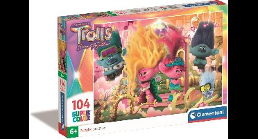 Clementoni - Puzzel 104 Stukjes Trolls 3, Kinderpuzzels, 6-8 jaar, 27268