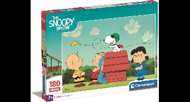 Clementoni - Puzzel - 180 Stukjes - Peanuts - The Snoopy Show - Puzzel Voor Kinderen
