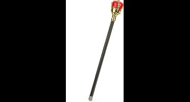Koning scepter rood met goud