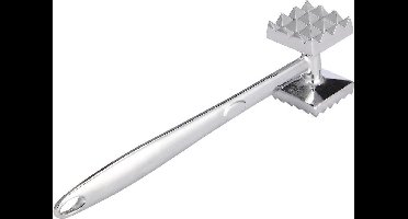 Kinghoff Vleeshamer Dubbelzijdig rvs