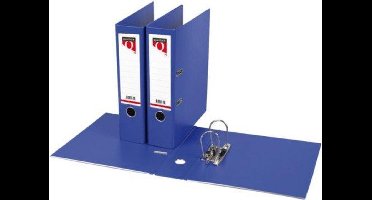 Ordner Quantore a4 80mm pp blauw - set 10 stuks