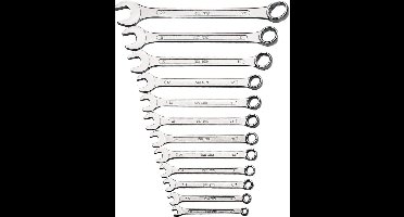 BRÜDER MANNESMANN Steeksleutelset - 6-delig -6 t/m 14, 17, 19 en 22 mm
