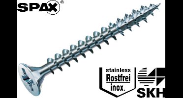 Spax Spaanplaatschroef RVS PK 3.5 x 20 (200) - 200 stuks