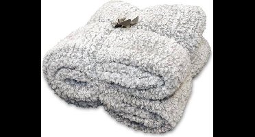 Unique Living Knut - Fleece plaid - 150x220 cm - Grey