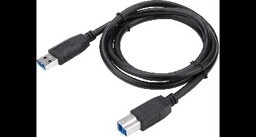 Targus 1m USB 3.0 USB-kabel USB 3.2 Gen 1 (3.1 Gen 1) USB A USB B Zwart
