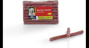 Deli Thaise Munchy staaf Rood 25 st - 9 à 10 mm lang