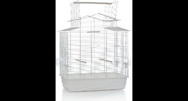 Beeztees Iza 3 Open - Vogelkooi - Wit - Groot - 59x38x65 cm