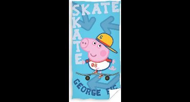 Peppa Pig handdoek Skate George 70 x 140 cm