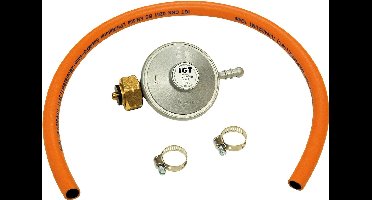 Barbecook Gasregulator - Gasdrukregelaar & Gasslang 37 Mbar - G5 Aansluiting – Belgie & Luxemburg