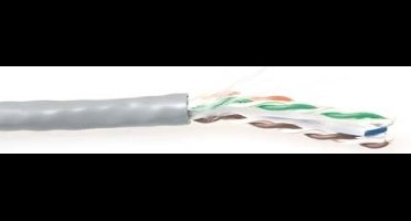 ACT CAT6 U/UTP PVC massief met adersplitter 100m rol