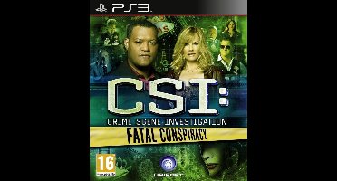 CSI Fatal Conspiracy (PS3 used game)