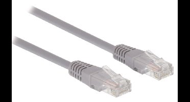 Valueline, CAT5e UTP Netwerkkabel RJ45 (8/8) Male - RJ45 (8/8) Male 15m (Grijs)
