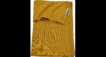 Meyco Knit basic ledikantdeken - 100x150 cm - Okergeel