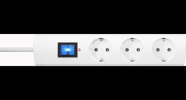 Kopp 233102005 Overspanningsveilige stekkerdoos 3-voudig Wit Randaarde stekker 1 stuk(s)