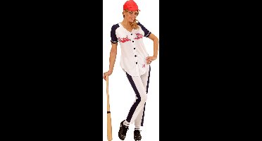 Honkbal damespak voor carnaval