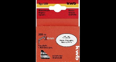 KWB Nieten Hard Type 059C - 6 mm - 1800 Stuks