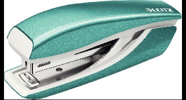 Leitz WOW Mini Nietmachine - Capaciteit Van 10 Vel - Inclusief Nietjes - Voor Kantoor En Thuiswerken - Ideaal Voor Thuiskantoor - Ijsblauw