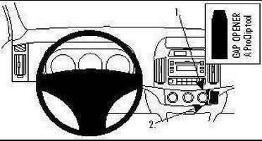 Brodit PDA/GPS/mobiele telefoons accessoires ProClip