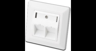 Digitus DN-93801-1 Keystone houder 2-voudig Wit