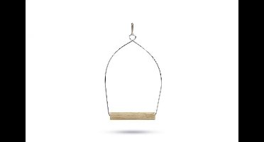 Beeztees Schommel Papegaai - Vogelspeelgoed - 16x24 cm