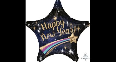 Multi-Balloon HNY Shooting Star Foil Balloon P45 packed 71 x