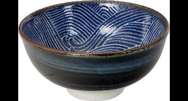 Tokyo Design Studio Seigaiha Blue Kom   11,8 cm