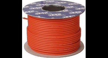 DAP Audio MC-216R microfoon kabel rood, 100 meter op rol