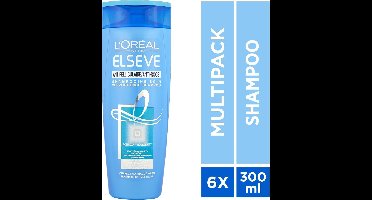 L'Oréal Paris Elvive Anti-Roos Shampoo - 6 x 250 ml - Voordeelverpakking