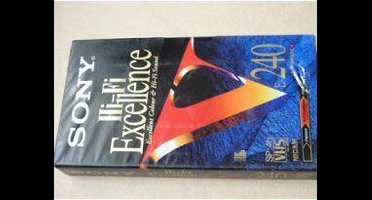 VHS videoband Sony 240 Hi-Fi Excellence