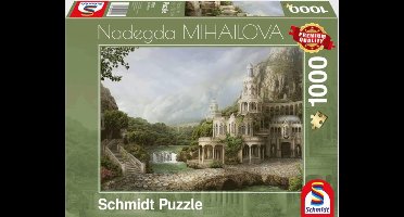 Schmidt puzzel Paleis in de bergen - 1000 stukjes - 12+