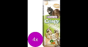 Versele-Laga Crispy Sticks Hamster&Rat - Knaagdiersnack - 4 x Groente