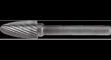 Stiftfrees HM boog ronde kop 12.7x25mm schacht 6mm