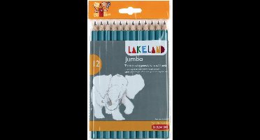 Derwent Lakeland Jumbo Grafietpotloden - Pak Van 12 Stuks - Voor Kinderen