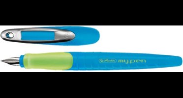 Herlitz - vulpen my.pen - pastel paars en neon geel