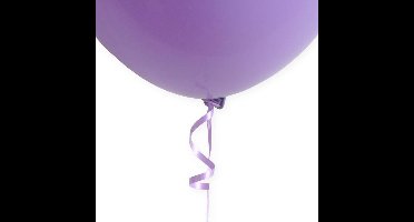 Ballon Snelsluiters Paars met lint 100 stuks