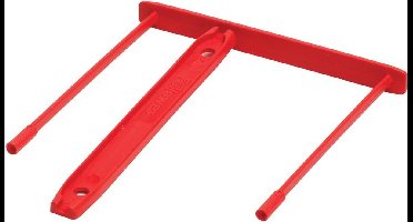 Bankers Box - archiefbeugel 85mm - rood - 100 stuks