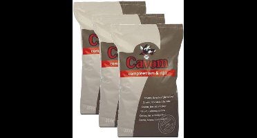 3x20 kg Cavom compleet lam/rijst hondenvoer